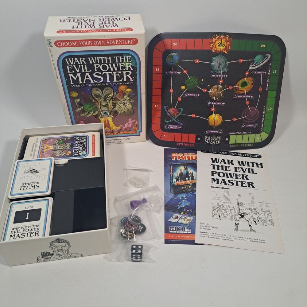 War With The Evil Power Master Choose Your Own Adventure Game 2019 Complete